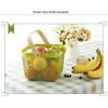 Multi-Purpose Metal Draining Basket for Vegetables, Fruits, and Laundry Storage