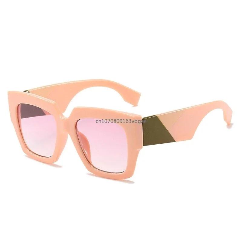 Durable High Performance New Stylish Oversized Shades Luxury Designer Big Square Frames Women Trendy Sunglasses