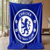 Chelsea FC Theme Blanket Soft Flannel Fleece Blanket Warm Lightweight Throw Blanket for Home Sofa Bed