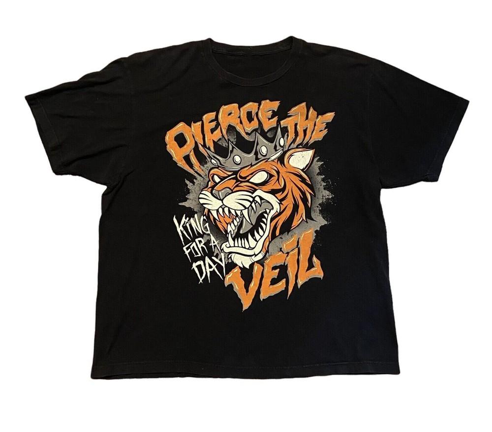 Vtg Pierce The Veil Band Heavy Cotton Black Full Size UnisexTee Shirt XXL