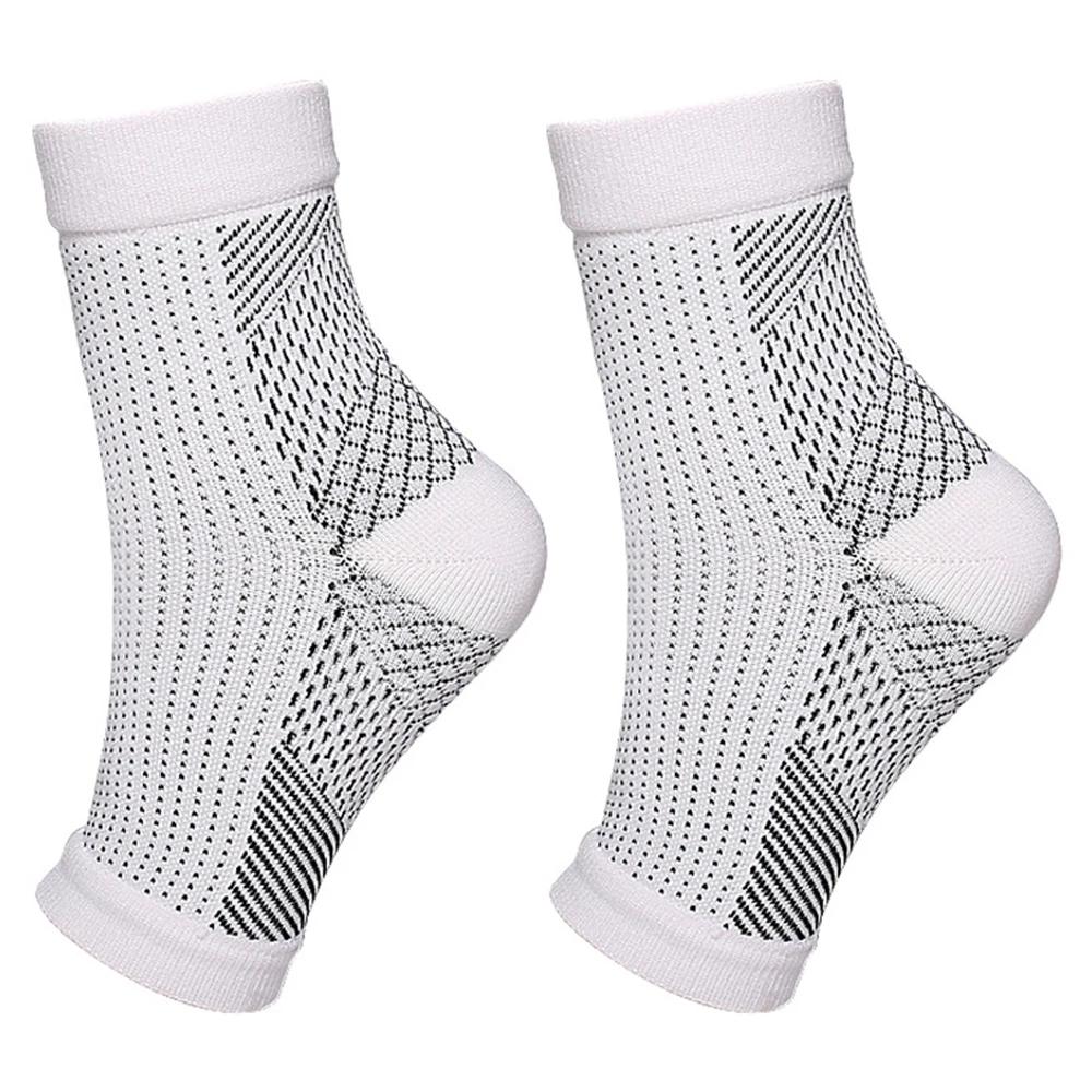 1Pair Ankle Brace Compression Support Sleeve,Medical Ankle Compression Socks for Plantar Fasciitis,Ankle Swelling,Arch Support