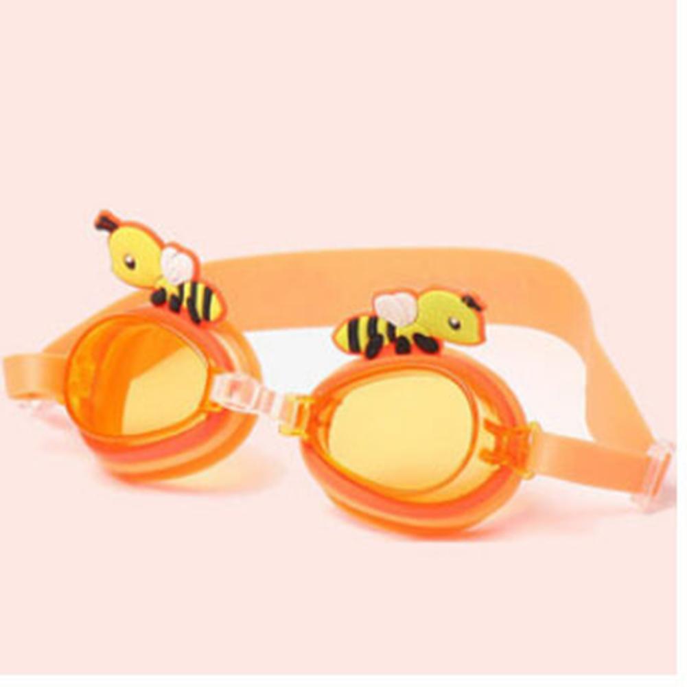 Children Anti-UV Swimming Goggles Cartoon Bee Glasses Anti-fog Swimming Accessories