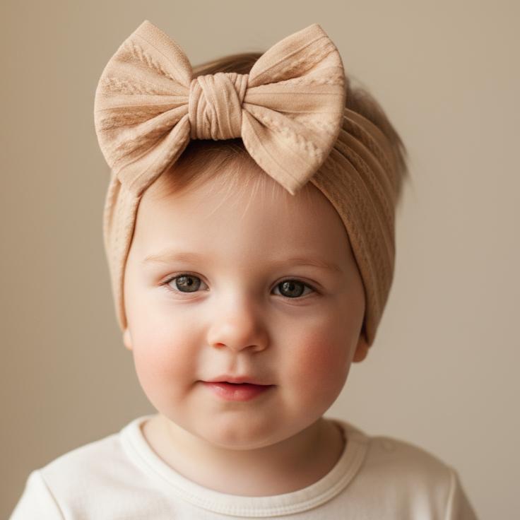 Soft Elastic Headband Bow Elastic Nylon Headband Baby Bow Headband Baby Girl Swaddle Hair Accessories Combination 1 белый