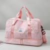 Jieying Women's Large Capacity Gym Duffel Bag with Shoe Compartment
