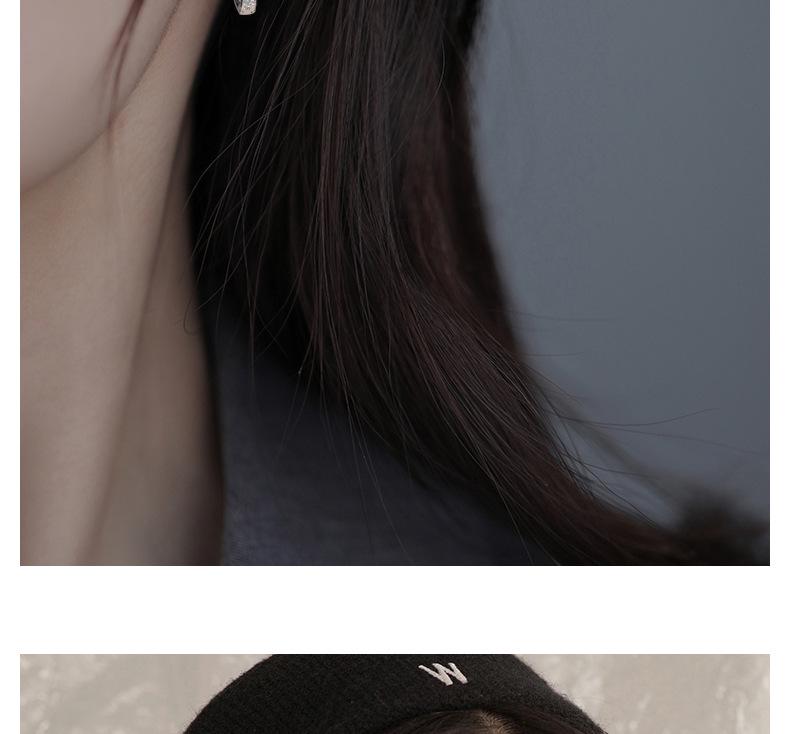 S925 Sterling Silver Diamond Ear Cuffs - 2026 Elegant Japanese Korean Style Simple Hoop Earrings for Women