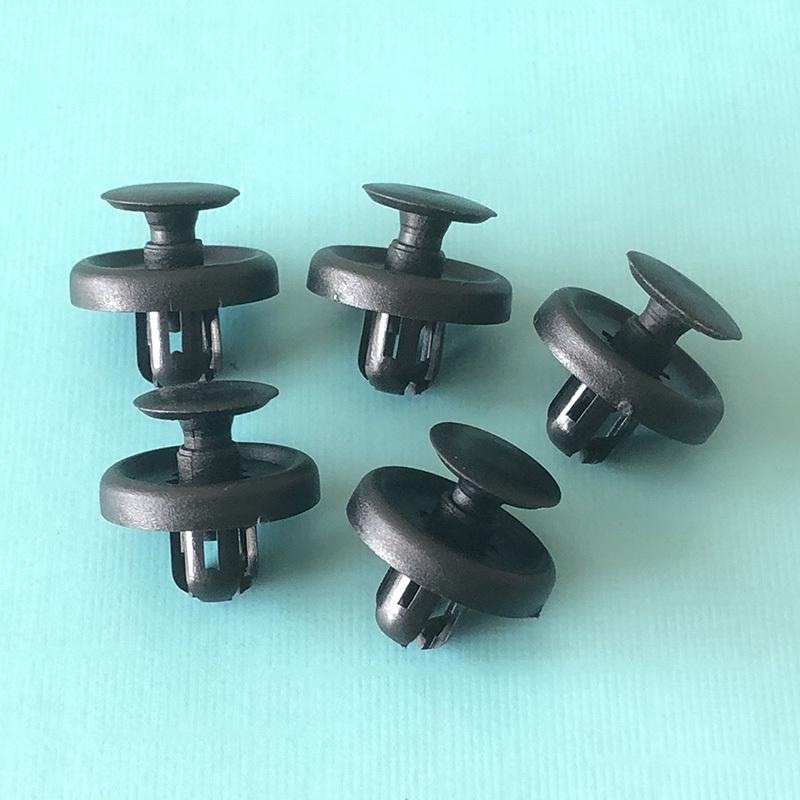 

50Pcs Car Wheel Arch Lining Splashguard Clips Plastic Fender Trim Fasteners Rivet 90467-10183 For Toyota Lexus 7mm hole