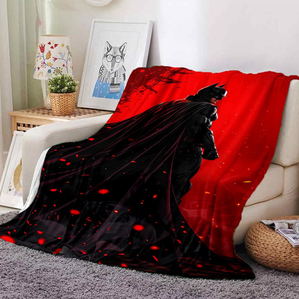 Yellow Batman Blanket Warmthful Decor Perfect for Bed Chair Office Chair for All Seasons Warmthful Decor Unique Gift for Family and Friends Camping
