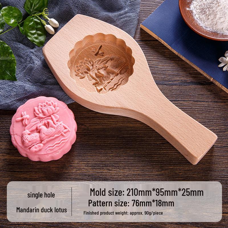 Wooden Mold Set: Mooncake, Mung Bean Cake, Pastry, Noodle