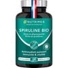Spiruline bio pure certifiée ab sans excipient & ogm - 180 comprimés 500 mg - protéines, vitamines, oligo-éléments et caroténoïdes