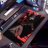 900x400mm Locking Edge Mousepad Oni Mask HD Print Keyboard Mousepad Anime Girls Large Gaming Mouse Mat Rubber Non-slip Desk Pad