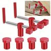 6Pcs Woodworking Adjustable Desktop Clip Steel Fast Fixed Clip Clamp Fixture Vise Benches Joinery Carpenter Tool for 20mm Hole