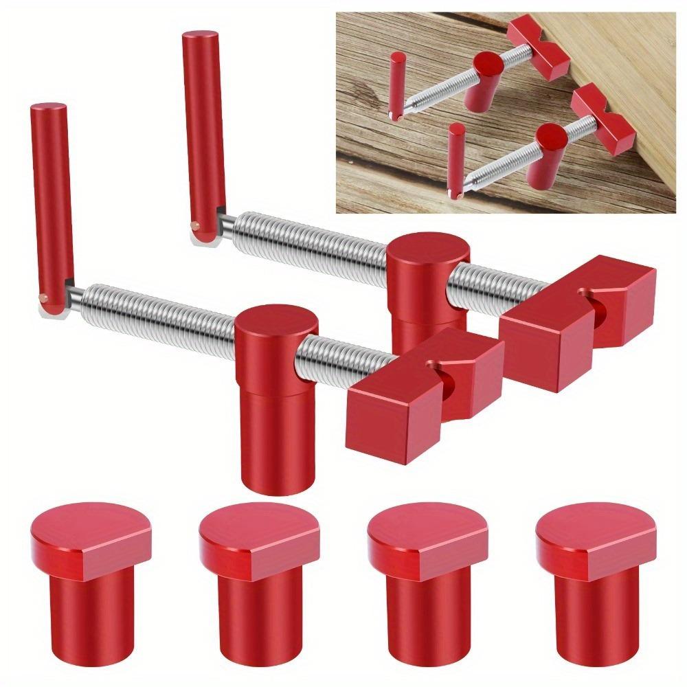 6Pcs Woodworking Adjustable Desktop Clip Steel Fast Fixed Clip Clamp Fixture Vise Benches Joinery Carpenter Tool for 20mm Hole
