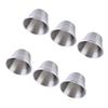 6PCS Outdoor Stainless Steel Wine Glass Unbreakable 70ml Portable Wine Cup for Camping