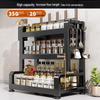 Multifunctional 3-Tier Kitchen Countertop Storage Rack