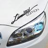 Car Sticker 3D 16Cm*3.8Cm Limited Edition  Vinyl Sticker Car-Styling Decal