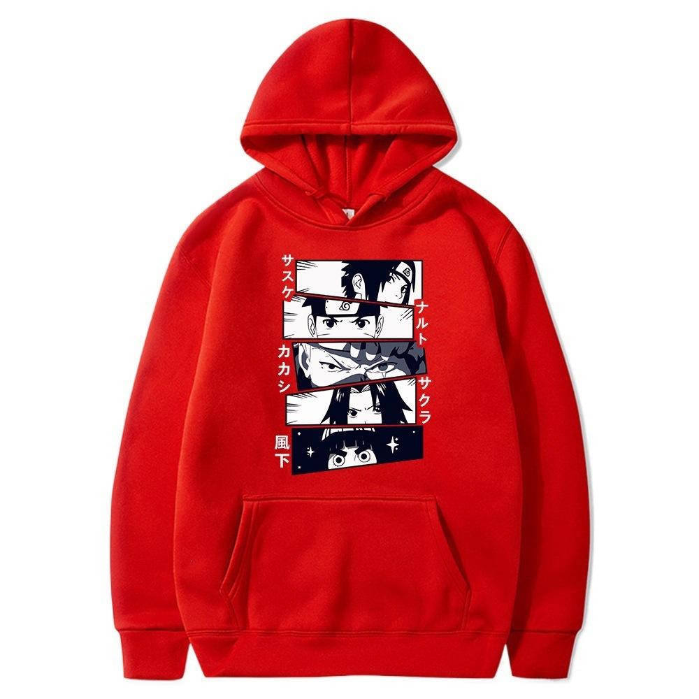 Sweater Naruto Print Hooded Sweater for Men and Women