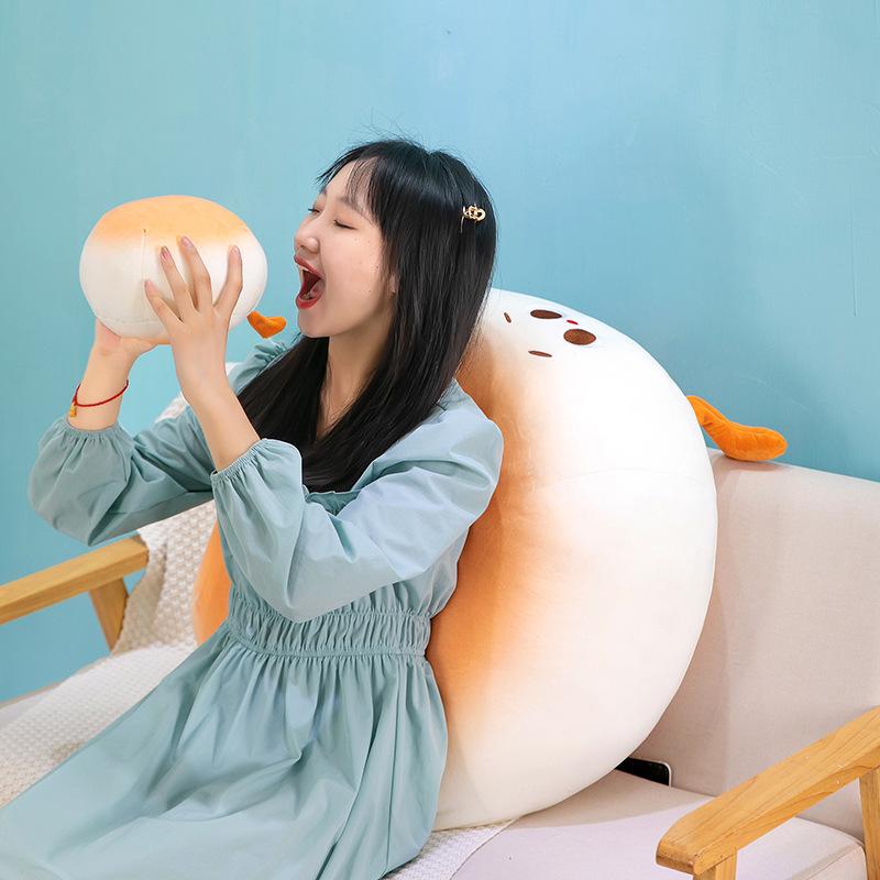 Niedliches gedämpftes Brötchen Kissen Sofa Bett Halten Schlafdumplings Puppe Superweiches Plüschtier Puppe Geschenk