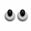 Geometric Oval Earrings Elegant Jewelry Vintage Drop Metal Earrings  Party