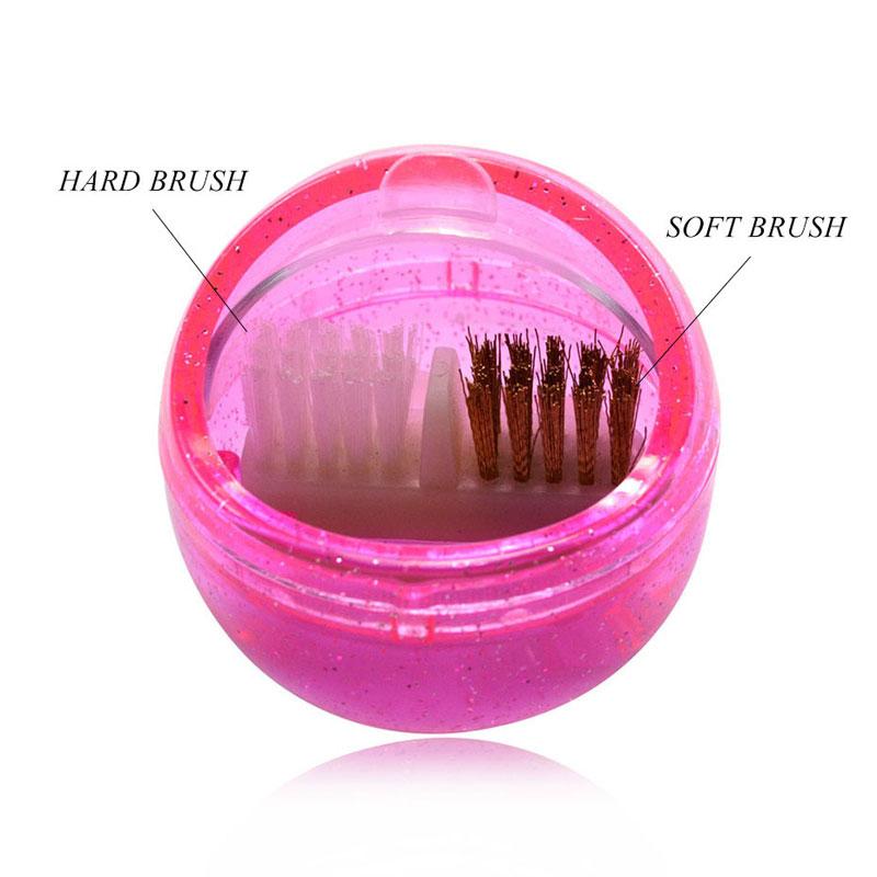Professional Nail Drill Bit Brush Plastic&Copper Wire Clean Brushes Manicure Nail Art Accessories Nail Drill Dust Cleaner Box
