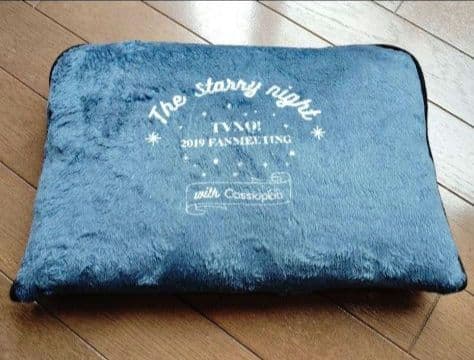 [Б/У] TVXQ! Одеяло с официальной корейской фотографией с встречи фанатов 2019 года