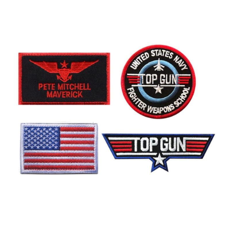 Superb Top Gun Squadron Badge Patches For Unisex Men And Women