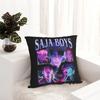 Saja Boys Huntrix Square Pillow Case Kpop Demon Hunters Cushion Covers Decorative Throw Pillow Case Cover For Home 45*45Cm