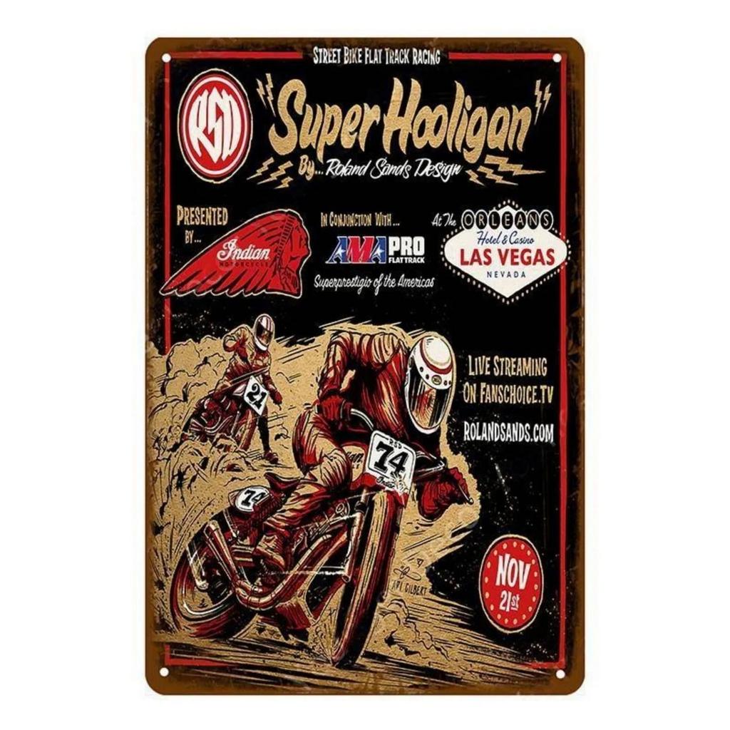 Metal Tin Signs American Motorcycles Wall Decoration Plaque Vintage Poster Iron Painting for Man Cave Home Cafe Garden Club Bar