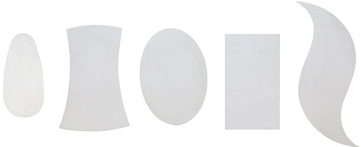 HOSCO Luthiers Tools Scraper Set of 5 (TL-SCR-5)