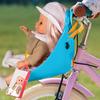 Kids Doll Seat Attachment Cute Doll Seat Silicone Cycle Doll Chair Decorative Doll Carrier Fun Cycle Attachment With Strap For