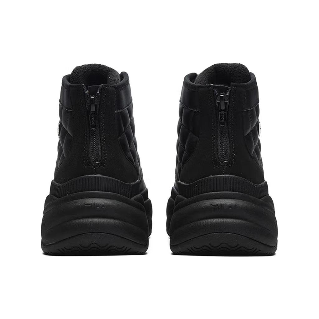 New FILA Bread Mid Top Casual Shoes Women's Black F12W241119FAB