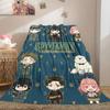 SpyxFamily Professional 2D Print Flannel Blanket, Cartoon Graphic for Room, Warm Bedding Travel Essentials_LIAN