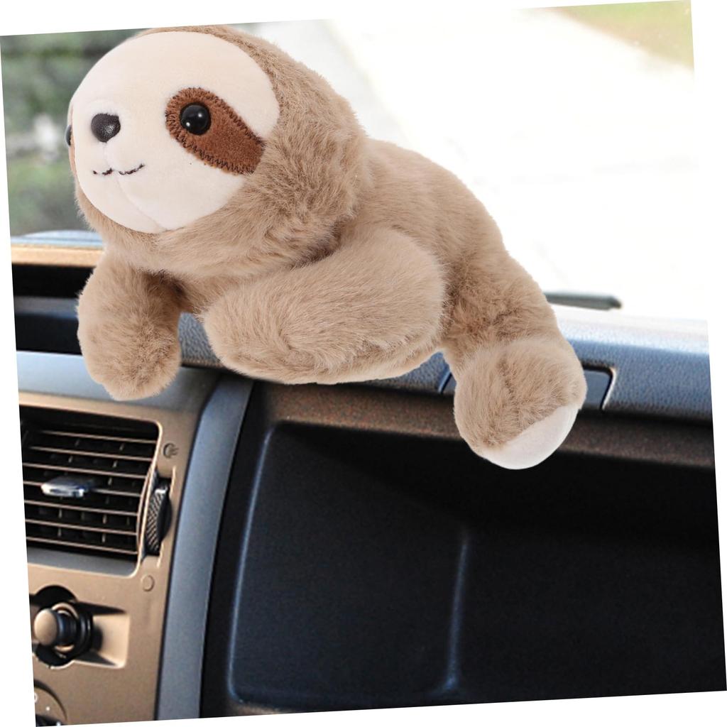 NUOLUX Sloth Plush Toy, Cute and Fluffy, Realistic Sloth Stuffed Animal, Perfect for Bedding, Room Decor, Store Decoration, Birthday Gift