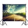 Road Scene Photography Background for Events,Indoor/Outdoor,Party Backdrop,Wall Tapestry Backdrop,,Live Streaming