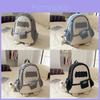 Cute Shark Backpack For Girls With Nylon And Cartoon Design For School Use