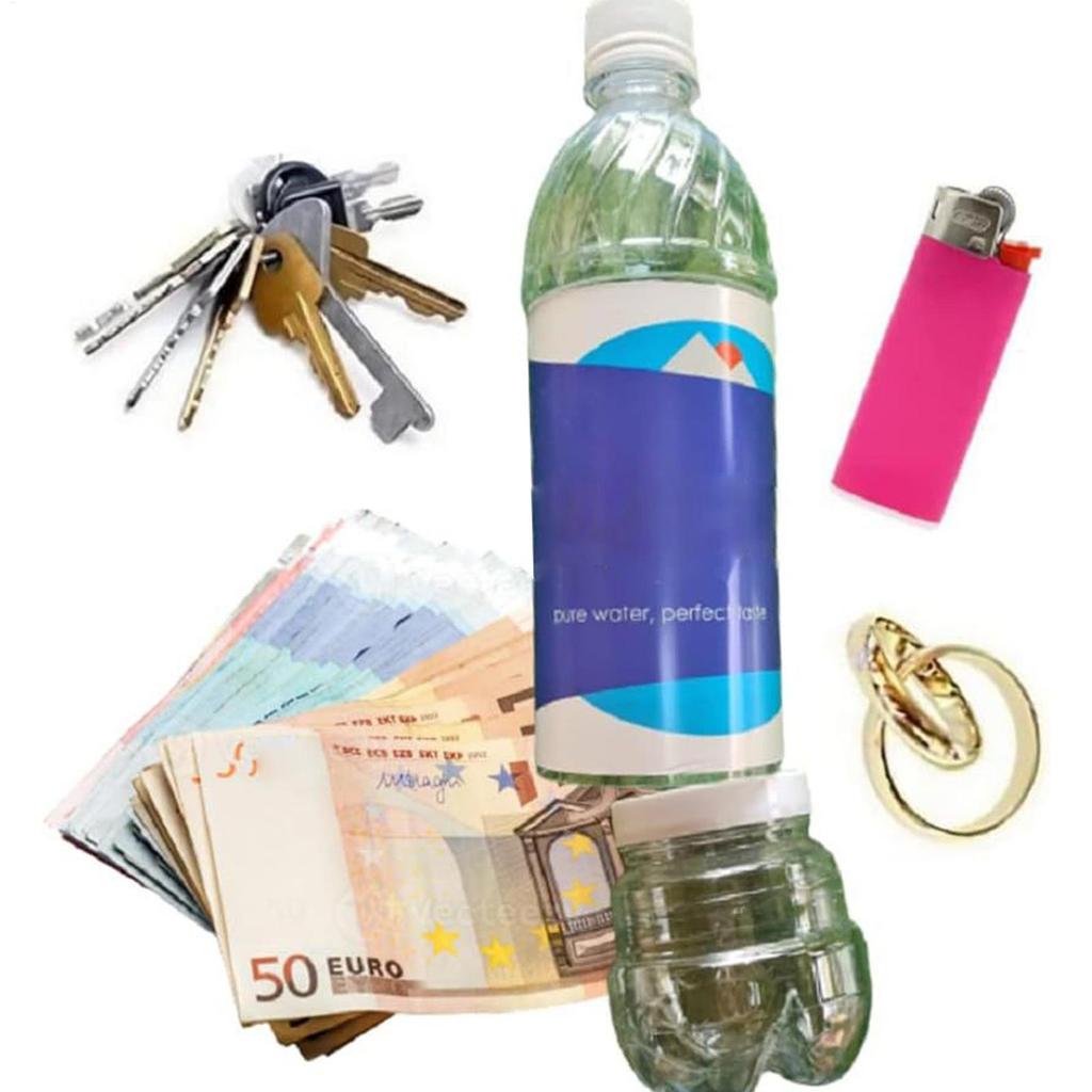 1pc Aquafina Water Bottle Divers-ion Safe Can Stash Hiddens Security Container With A Food Grade Smell Proof Bag