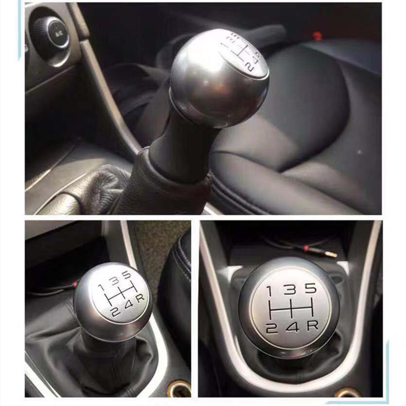 5 6 Speed Alloy MT Gear Shift Knob for Peugeot 206 306 106 307 308 301 308 807 Citroen C1 C2 C3 C4 Chrome Matte Accessories