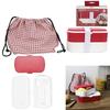 3-piece LUNCH SET Bag and Lunchboxes