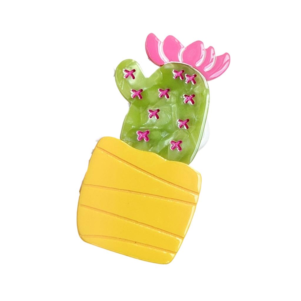 Cartoon Theme Hair Clip Acrylic Side Barrette Hair Styling Accessories For Women Girl Party and Everyday Wear