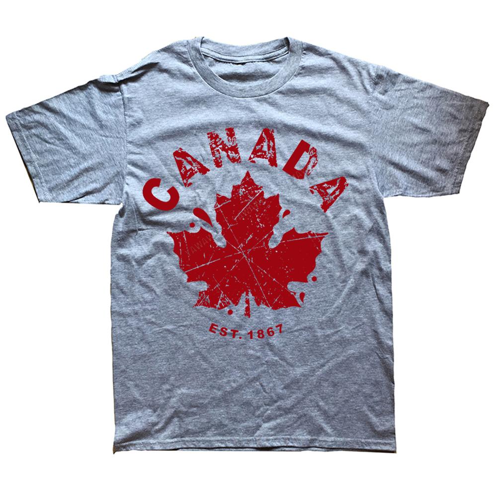 

Est 1867 с канадским флагом, футболка с кленовым листом, Либеральная партия Канады, удобная креативная идея подарка, футболка с коротким рукавом L