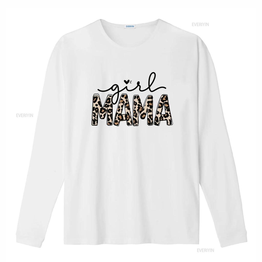 Girl Mama T Shirt Mom Leopard New Mothers Day To Be Happy vintage Washed graphic Breathable streetwear designer clothes homme