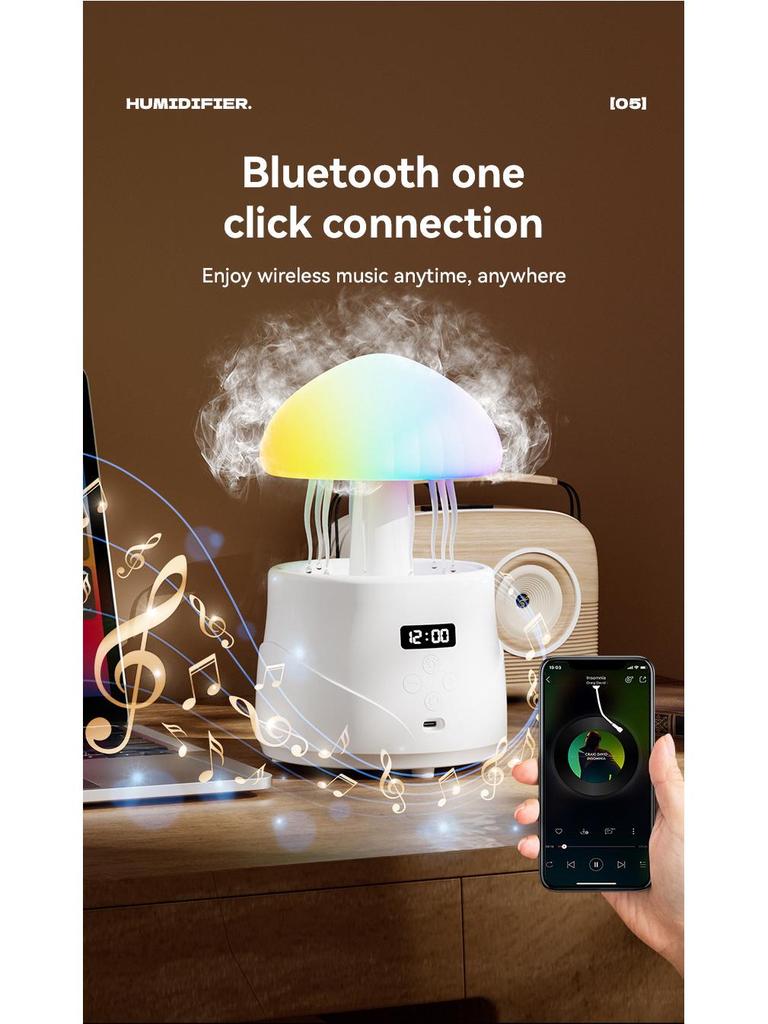 Y20 Quallen Bluetooth-Lautsprecher Luftbefeuchter mit weißem Rauschen, Umgebungslicht und geräuschlosem Betrieb