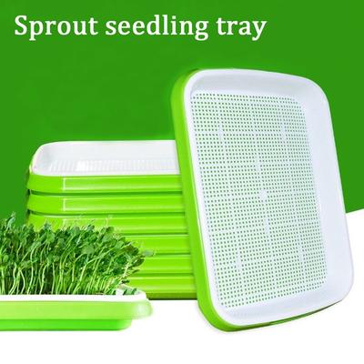 Home Garden Nursery Paper Hydroponic Tray Plant Box Seed Sprouter Tray Sprout Pot Grow Nursery Pots