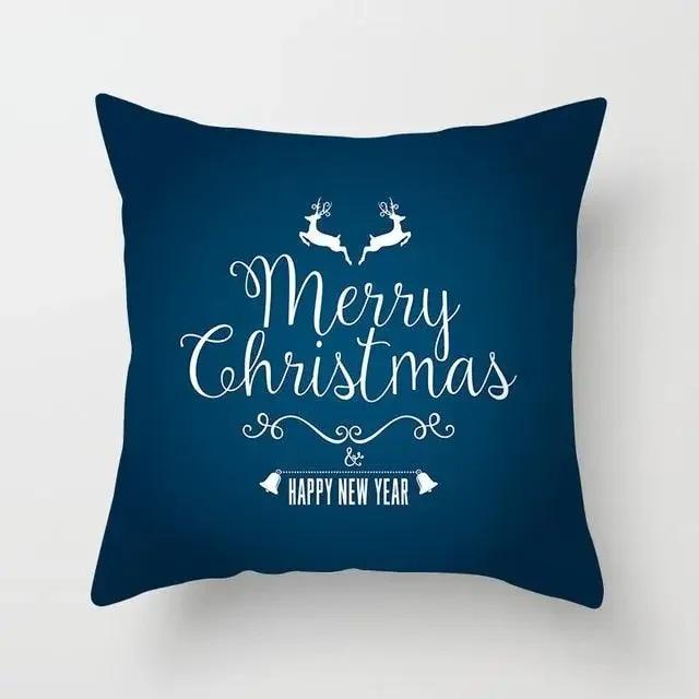 Christmas Themed Pillowcases Car Accessories Office Santa Claus Guest Sofa Home Pillowcases