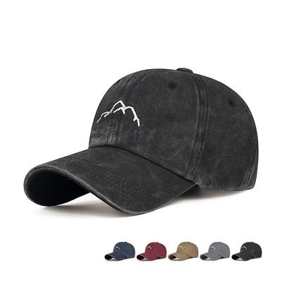 Vintage Distressed Washed Baseball Caps For Men And Women Casual Caps Fashion Curved Brim Hats