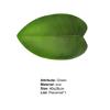 Elastic Place Mat Bright-colored EVA Creative Leaf Shape Dinner Mat for Home