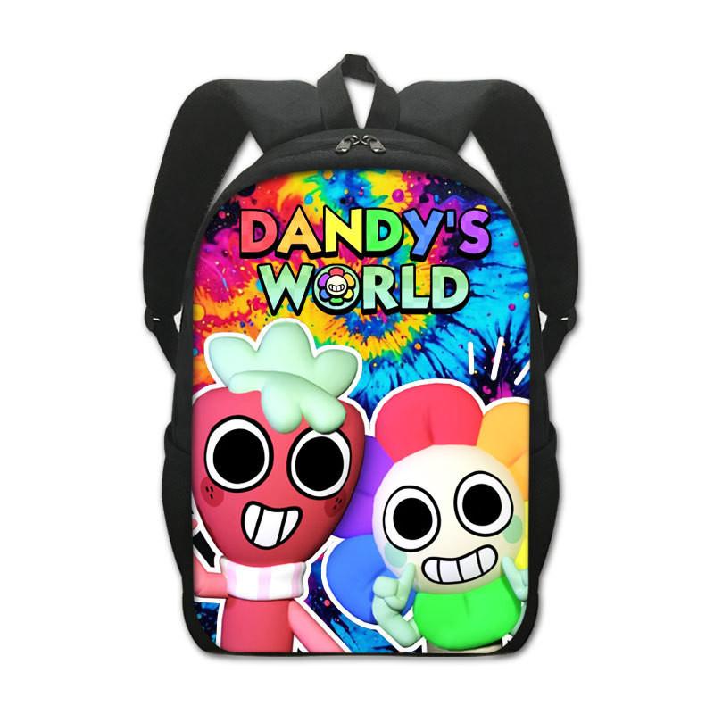 World Dandy Game Cartoon Cute Character Printed Student Backpack Children For