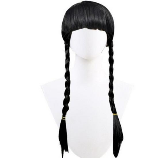 Wednesday-Inspired Girls School Uniform Jumpsuit - Addams Family Style M
