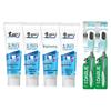 Professional Brightening Toothpaste 4-Pack with 2 Toothbrushes