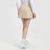 FILA Golf Series Fashion Simple Classic Retro Sports Golf Versatile Comfortable Woven Casual Skirt Women skirts Millet-Beige A11W615302FBG
