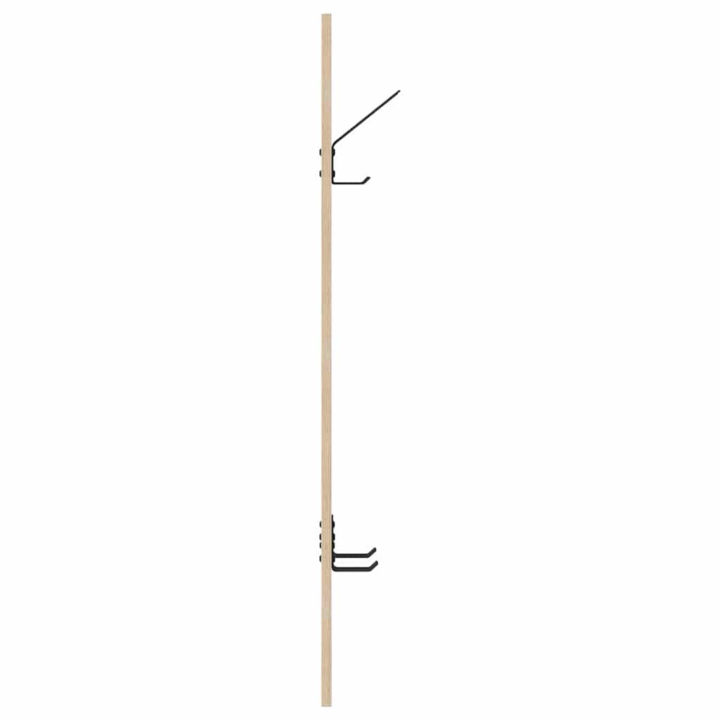 Wall Mounted Coat Rack In Sonoma Oak 20 X 1.5 X 100 Cm